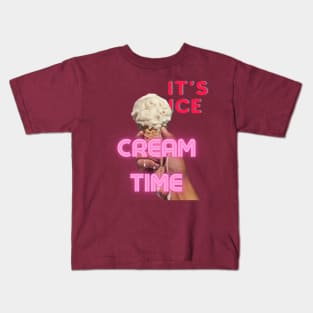 It's Ice Cream Time Kids T-Shirt